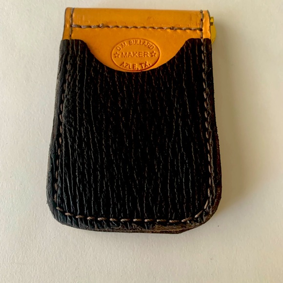 NEW Leather & Sharkskin Men’s Wallet/Money Clip